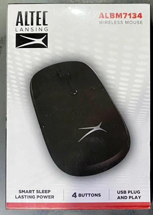 Altec Lansing ALBM7134 Wireless Mouse | 4 Buttons 2.4 GHz | Daraz.pk