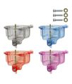 Motorcycle CG125 Carburetor Tank Transparent Clear Bottom Float Bowl Oil Cup. 