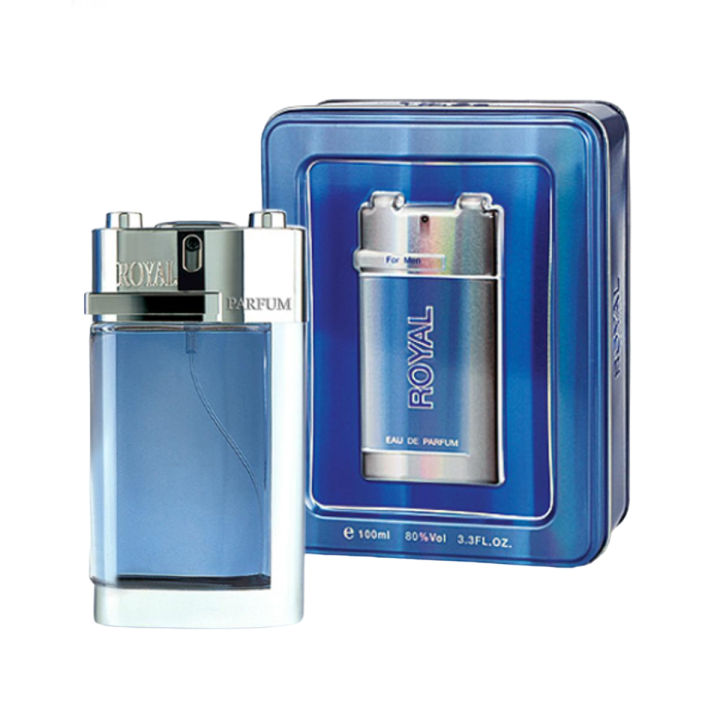Royal Blue Perfume For Men | Royal Blue Original Tin Perfume (100 ml)