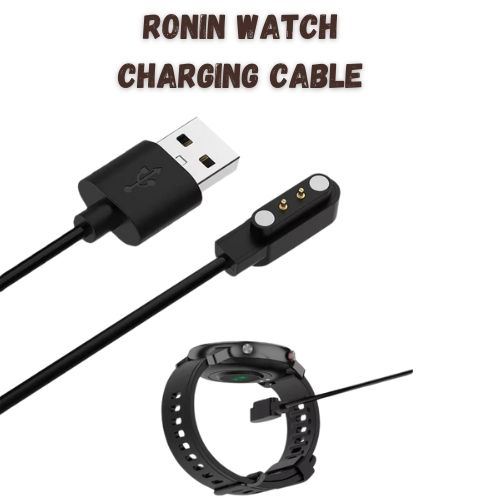 Fast & Efficient USB Magnetic Charger for Ronin R02, R03, R04, R05, R11, R12 Smart Watches – Stay Powered Up!
