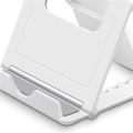 2X Tablet Stand Desktop Support Portable Double Folding Stand Suitable for iPhone iPad Samsung Huawei Tablet Stand White. 