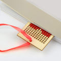8 PCS Wooden Bookmark Blanks Kit DIY Wooden Craft. 