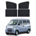 daihatsu hijet window shades 6pc black. 
