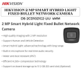 HIKVISION 2 MP Smart Hybrid Light IP Fixed Bullet Network Camera. 