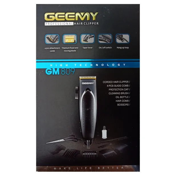 Geemy%20Gm-809%20Hair%20Clipper%20Wired%20Trimmer%20Non-Rechargeable%209W%20-%20Image%204