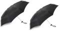 Pack of 2 - Mini Folding Umbrella For Sun & Rain - Lightweight Backpack & Purse - Ideal for Men,Women.Boys & Girls. 