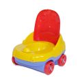 3 in 1 Potty Seat Push Car For Kids Commode Train with Potty Seat Topper For Toddler Training and Beyond Easy to Empty and Clean Space Saving Push Car Splash Protector Mama Love Potty Car Available in ASSORTED COLORS. 