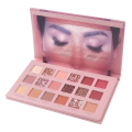 Nude Eyeshadow Palette 18 Colors, Shimmer And Matte Pressed Pigments Eye Shadow Kit. 