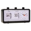 Blesiya Retro Clock Flip Display With Date & Time for Desktop Living Room. 