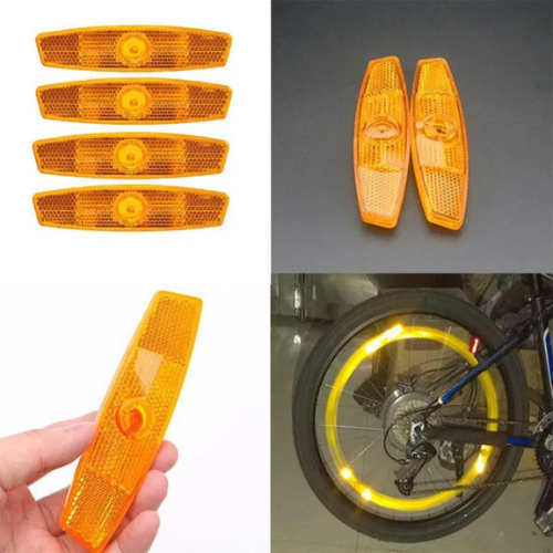8 Piece Bicycle Reflector Set, Bicycle Reflectors Front Rear Set, Bicycle Reflectors Front and Rear Reflectors Rear Reflectors Bicycle for Mountain Bike Road Bike