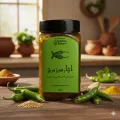 Green Peppers Pickle in Oil مرچ اچار Mirch Achaar (500-g) | Hakeem Lahori. 