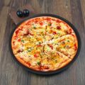 Pizza Pan High Quality 14mm Thick Gauge 6/ 7/ 8/ 10/ 11/ 13/ 14/ 15/ 16/ 17 Inches Non-Stick Pizza Pan Bakeware Carbon Steel Pizza Plate Round Deep Dish Pizza Pan Tray Mold Mould Baking Tools. 