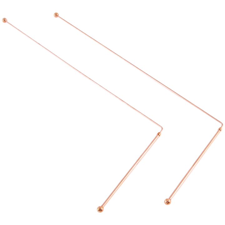 2Piece Copper Dowsing Rods Divining Rods Energy Water Witching Detector 99.9% Pure Copper