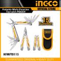 Ingco 15in1 Foldable Multi-Function Tool. 