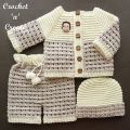 baby boys crochet dress set / woolen dress for boys. 