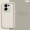 Tokifu For Redmi Note 13 Pro 4G Back Cover Matte Simple Solid Color Soft Silicone TPU Case. 