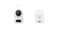 EZVIZ H7c Dual 2K⁺ Dual-Lens Pan & Tilt indoor wireless smart security Camera. 