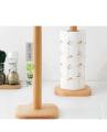 Wooden Kitchen Roll Holder Free Standing Paper Towel Holder Creative Tissue Holder For Bathroom And Kitchen. 