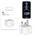 Fast Charger 20W for Apple iPhone/ PD Adapter For iPhone XS Max, iPhone XR, iPhone X, iPhone 8Plus, iPhone 8 X / 11 / 12 / 13 / Pro Max phones. Without Cable. 
