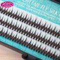 120 Bundles/Box Natural Fan Eyelashes High Quality Fish Tail Silk False Eye Lashes C Curl Dovetail Fly Eyelash Extension Makeup. 