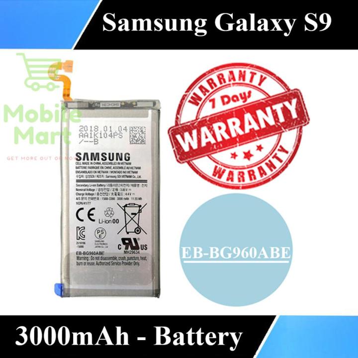 Samsung Galaxy S9 Battery EB-BG960ABE Replacement Premium Quality 3000mAh For Samsung Galaxy S9