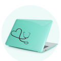 Car Sticker On The Heart Of A Nurse Doctor Stethoscope Love Stylish Reflective. 