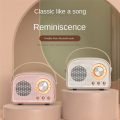 JAERBEE Retro Mini Bluetooth Speaker Classical Music Player Sound Stereo Subwoofer Portable Decoration Speakers Home A. 