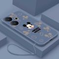Xiaomi Redmi 13 redmi13 12 Casing Mickey Family Mobile Case Cute Mouse Silicon Liquid Rubber Cover. 