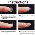 2 Sheets Double-sided Transparent Soft Nail Glue Tab For Press-On Nails. 