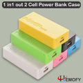 Power Bank Case for 2x18650 Li-ion Cells, USB Output, Includes Charging Circuit, Micro USB Input, Battery Not Included. 