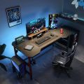 Modern Computer Table Gaming Desk with Shelves (Customised). 