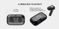 Gems BTW98 Wireless Earbud, Bluetooth 5.3 HIFI Immersive Sound with 4 HD Microphone, 40H Playtime, Easy Control Earphones with Light Weight USB-C Charging Case for Android IOS Workout.. 