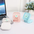 New Pocket Folding USB Mini Fans Portable Rechargeable Hanging Neck Handheld Small Fan Desktop Silent Mute Electric Fans 1Pcs. 
