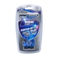 𝐖𝐁𝐌 Ultra Shaving Razors For Men Super 6 Blades. 