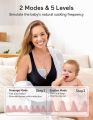 Momcozy S9 Wearable Pump - Hands-Free Pump with 2 Mode & 5 Levels, Portable Electric Wearable Pump, Painless feeding pump Can Be Worn in-Bra, 24mm Gray. 