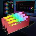 【ZOSR】RA-2 Memory Ram Heatsink ram rgb DDR3 DDR4 Memory Cooling Heatsink Cooler RAM Radiator for Desktop PC Computer Colorful. 