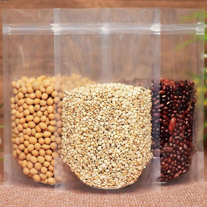 Standup Pouch Food Storage Bag With Zipper Pack Of 6