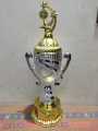 top best reward golden& silver plastic trophy for cricket,football,badminton. 