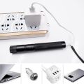 USB Laser Pointer Pen Handheld Rechargeable Adjustable Focus with USB Cable. 