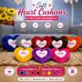 Heart Furr Cushion Cover Without Filling - HZ EMPORIUM. 
