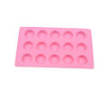 15-Cavity Silicone Mold Round Circle Shape Fondant Cake Baking Tools Candy Chocolate Cookie Jelly DIY Making Mould Handmade Soap Molds Supplies. 