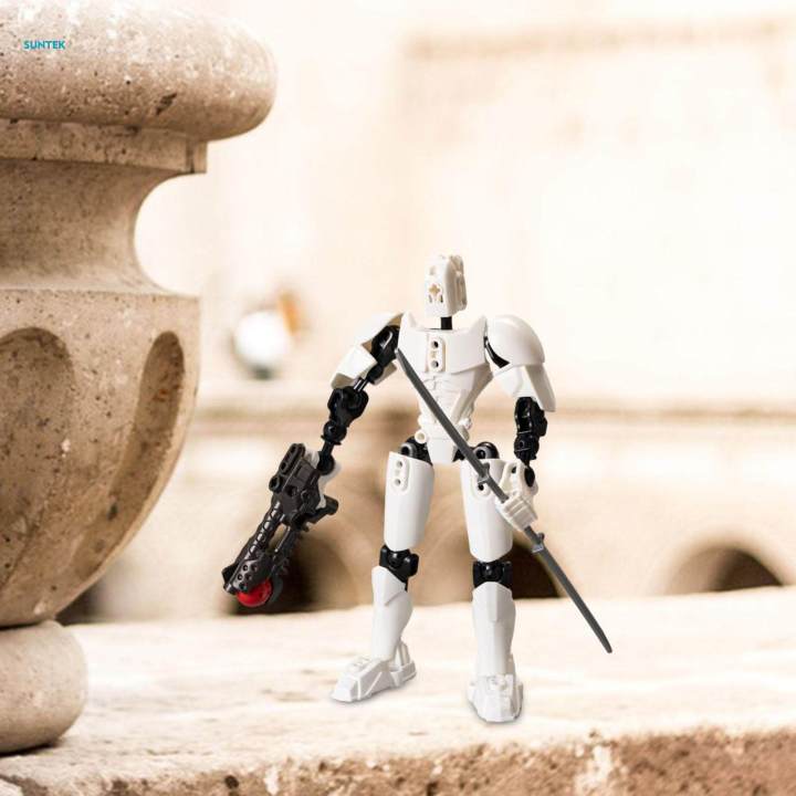 Multi Jointed Movable Robot Desktop Decoration Hand Painted Figure Action Figure for