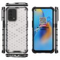 O-Lonnie for Oppo F19 | A95 Back Cover Honeycomb Transparent Back Anti fingerprint Phone Case. 