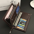 Baellerry Long Wallet For Men Slim Money Mobile Men Leather Wallet Card Holder ( 2 designs ). 