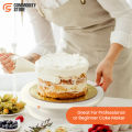 Cake Turntable Set, 11-Inch-High Quality Rotating Cake Turntable, 12 Inch Steel Spatula, 3 Cake Cream Icing Scraper Spatula Set, 10 Disposable Icing Piping Bags, Cake Rotating Turntable, Cake Decorating Supplies – Commodity Store. 