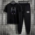 Reflective Logo Summer Tracksuit For Men and Women with T-Shirt and Trouser 2 piece. 