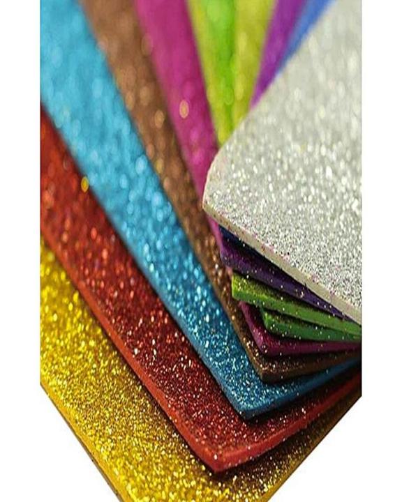 Foamic%20Glitter%20Sheets%20A4%20Size%20Multi%20colour%20Pack%20of%2010%20-%20AGS%20-%20Image%204