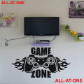 ALL-AT-ONE # 46 (" GAMING ZONE ") Self-Adhesive, Vinyl (pvc), Waterproof, Wall Decal, Art Sticker For Computer Room, Gaming Room, Bedroom, Their Door,  And To Gift Your Friends And Relatives.. 