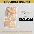 Brochure Holder - Brochure Stand - Menu Display Stand - Menu Stand - Picture Frame - Flyer Holder - sign Didplay Stand - Acrylic Brochrue Holder - Desk Brochure Stand - QR Code Display Stand - Restaurant Menu Display - Alpha Galaxy Shop. 