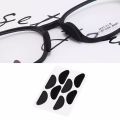 8Pcs D-shaped Soft Foam Sponge Self Adhesive Eyeglass Eyewear  EVA Nose Pads Anti-Slip Eyeglasses Nosepads. 